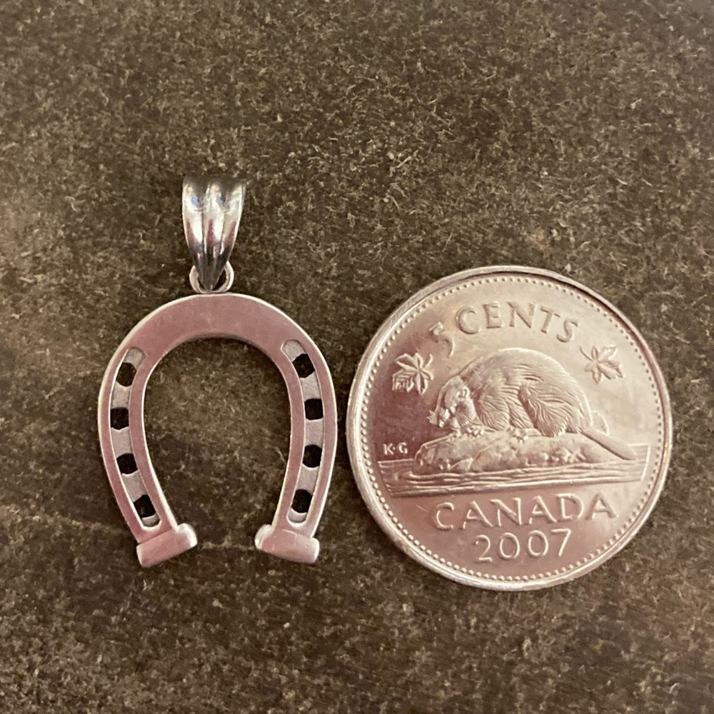 Horseshoe pendant 925 silver